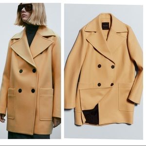 Womens Coats Massimo Dutti Moleskin Coat Massimo Dutti Jackets